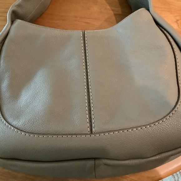 Tod's Shirt Hobo Bag Small, gray